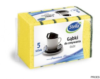 Gąbka do zmywania duża (5szt.) STELLA PG2559/36 MAXI