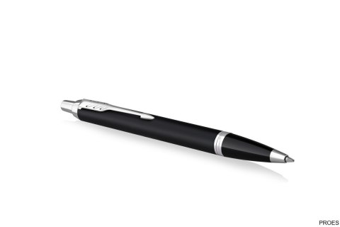 Długopis (niebieski) PARKER IM ESSENTIAL MATTE BLACK CT 2143632, giftbox