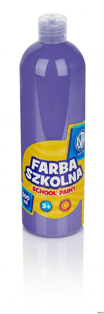 Farba szkolna Astra 500 ml - fioletowa, 301112005