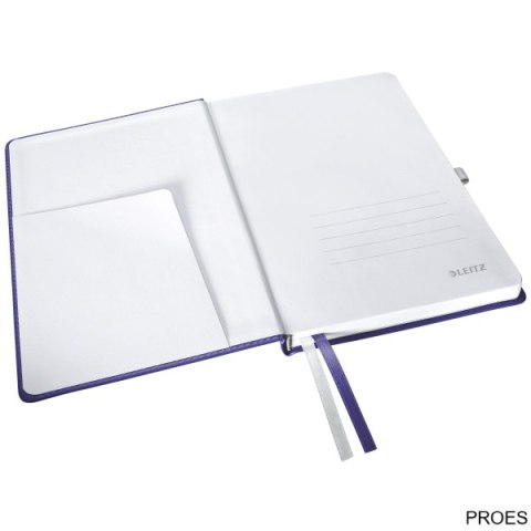 Notatnik w twardej oprawie Leitz Style A5, w kratkę, niebieski 44860069