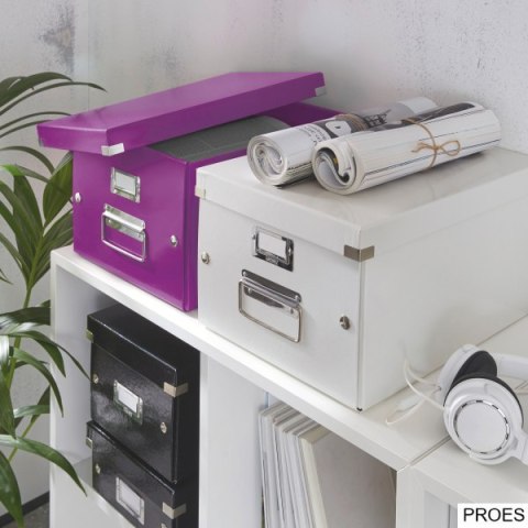 Pudełko LEITZ Click & Store A4 fioletowe 60440062