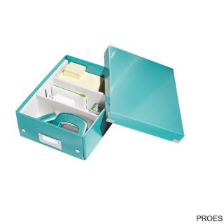 Pudełko z przegródkami LEITZ C&S małe turkusowe 60570051