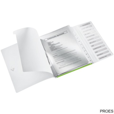 Teczka segregująca 12 przekładek PP Leitz WOW, zielona 46340054 -a (X) Teczka segregująca 12 przekładek PP Leitz WOW, zielona 46340054 -a (X)