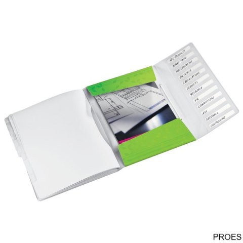 Teczka segregująca 12 przekładek PP Leitz WOW, zielona 46340054 -a (X) Teczka segregująca 12 przekładek PP Leitz WOW, zielona 46340054 -a (X)