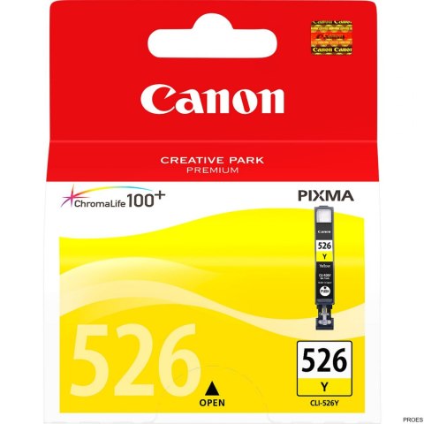 Tusz CANON (CLI-526Y) żółty 500str 4543B001 IP4850/MG5150/5250