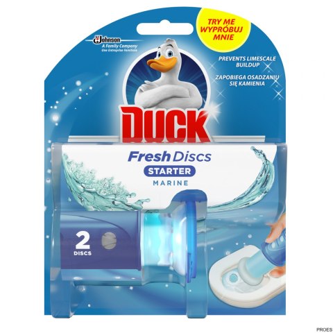 Kostka do WC DUCK FRESH 2xDISCS MARINE - żelowe krążki 65926 Kostka do WC DUCK FRESH 2xDISCS MARINE - żelowe krążki 65926