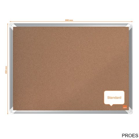 Tablica ogłoszeniowa korkowa Nobo Premium Plus 600x450mm 1915179 Tablica ogłoszeniowa korkowa Nobo Premium Plus 600x450mm 1915179