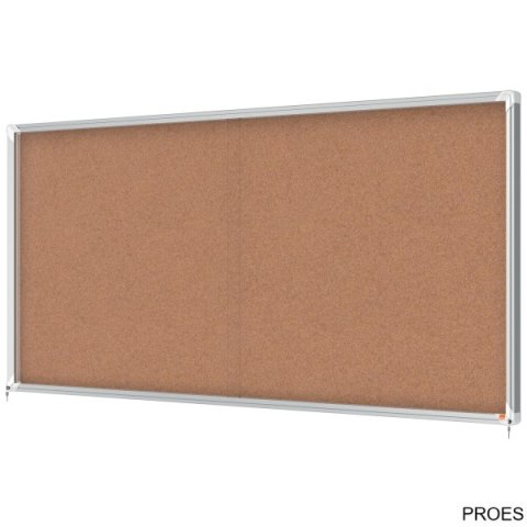 Gablota korkowa Nobo Premium Plus 27xA4 (drzwiczki przesówne) 1915333 Gablota korkowa Nobo Premium Plus 27xA4 (drzwiczki przesówne) 1915333