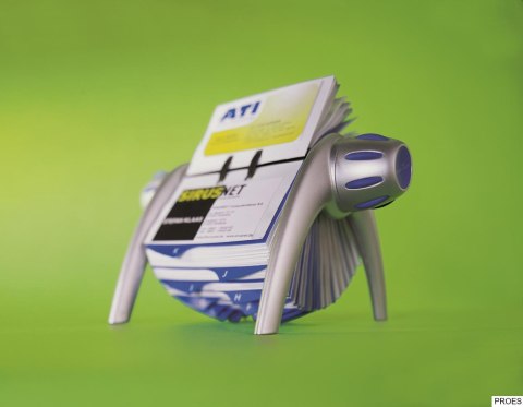 Kartoteka obrotowa VISIFIX flip na 400 wizytówek srebrna DURABLE 2417-23