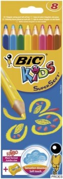 Kredki ołówkowe BIC Kids Super Soft 8+1szt, 8959211