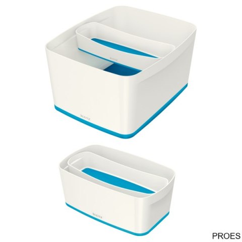 Organizer MyBOX podłużny biało-niebieski LEITZ 52581036 Organizer MyBOX podłużny biało-niebieski LEITZ 52581036