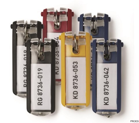 Zawieszka do kluczy 195700 (6) mix KEY CLIP Zawieszka do kluczy 195700 (6) mix KEY CLIP