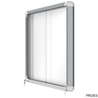 Gablota magnetyczna zewnętrzna Nobo Premium Plus 8xA4 (drzwiczki przesuwn