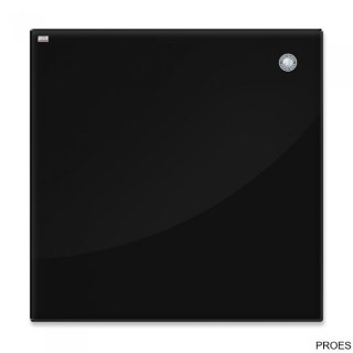 Tablica szklana magnetyczna 80x60cm czarna 2X3 TSZ86 B