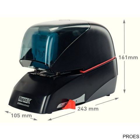 Zszywacz elektryczny Supreme 5080e czarny 80 kartek RAPID 20993410 Zszywacz elektryczny Supreme 5080e czarny 80 kartek RAPID 20993410