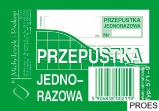 571-9 PJ Przepust.jednor.A7(80 MICHALCZYK I PROKOP