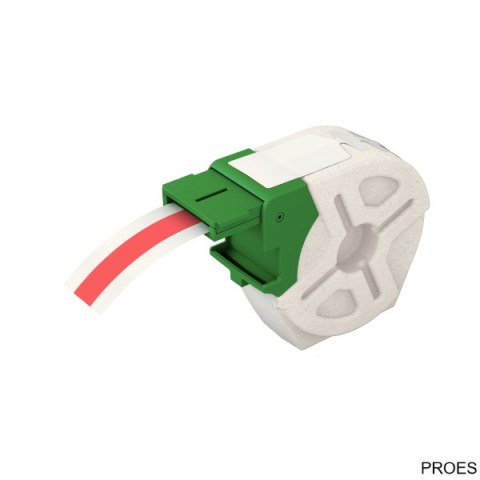 Kaseta_z samoprzylepną, plastikową taśmą do drukowania etykiet Leitz Icon, szer. 12 mm, czerwona 70150025 (X)