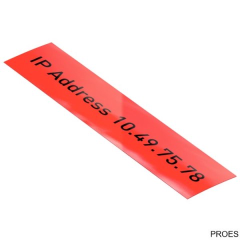 Kaseta_z samoprzylepną, plastikową taśmą do drukowania etykiet Leitz Icon, szer. 12 mm, czerwona 70150025 (X)