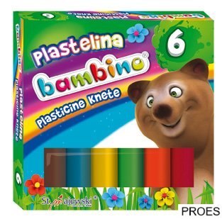 Plastelina 6kol.STANDARD BAMBINO *1727 MAJEWSKI Plastelina 6kol.STANDARD BAMBINO *1727 MAJEWSKI