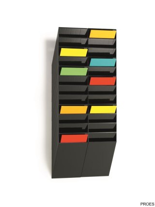 Pojemnik FLEXIBOXX A4 12 pion.poj czarne 1709763060