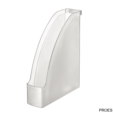 Pojemnik na czasopisma LEITZ PLUS przezroczysty mleczny 70mm 24760003 Pojemnik na czasopisma LEITZ PLUS przezroczysty mleczny 70mm 24760003