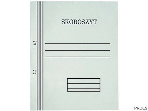 Skoroszyt oczkowy biały A4 pełny 300g KIEL-TECH jednostronnie bielony Skoroszyt oczkowy biały A4 pełny 300g KIEL-TECH jednostronnie bielony