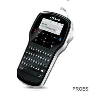 Zestaw drukarka LM280 S0968920 + 10 taśm D1 12mm x 7m CZARNY/BIAŁYM