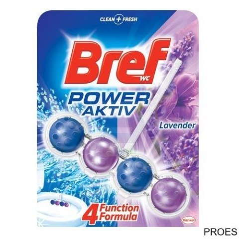 BREF Zawieszka WC POWER ACTIV 50g Lawenda kulki *956048