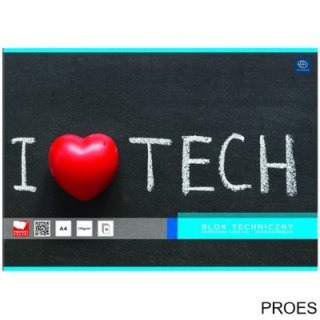 Blok techniczny A4 INTERDRUK
