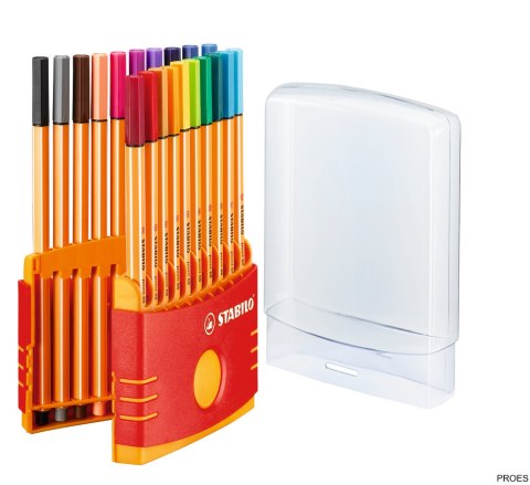 Cienkopis STABILO point 88 komplet 20szt COLOR PARADE 8820-03 Cienkopis STABILO point 88 komplet 20szt COLOR PARADE 8820-03
