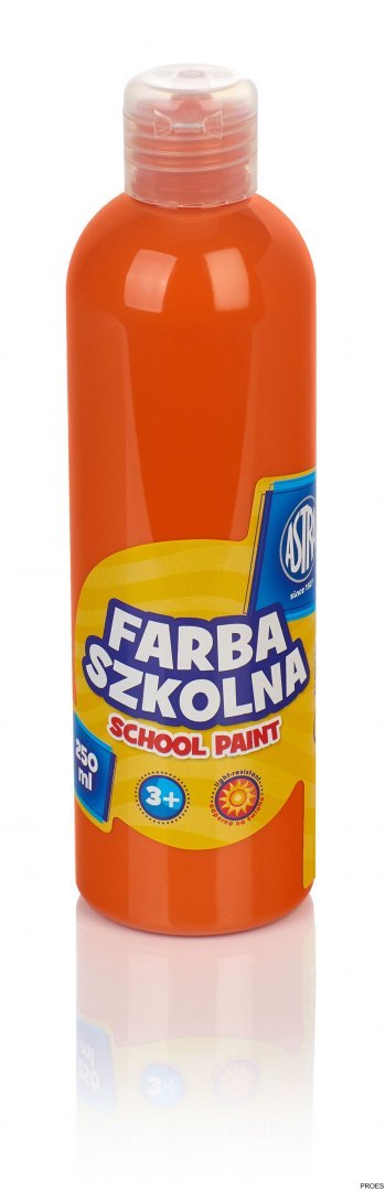 Farba szkolna Astra 250 ml - pomarańczowa, 301217023