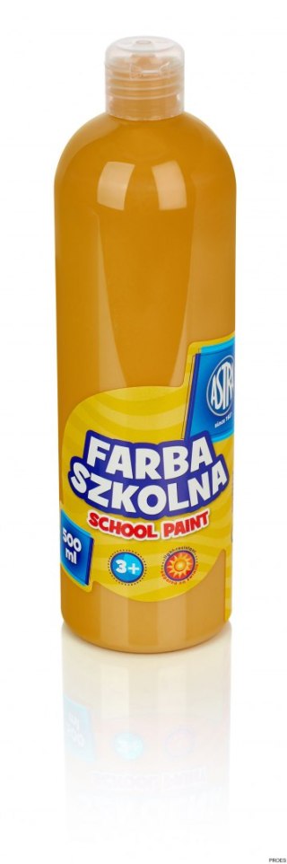 Farba szkolna Astra 500 ml - brązowa jasna, 301109007
