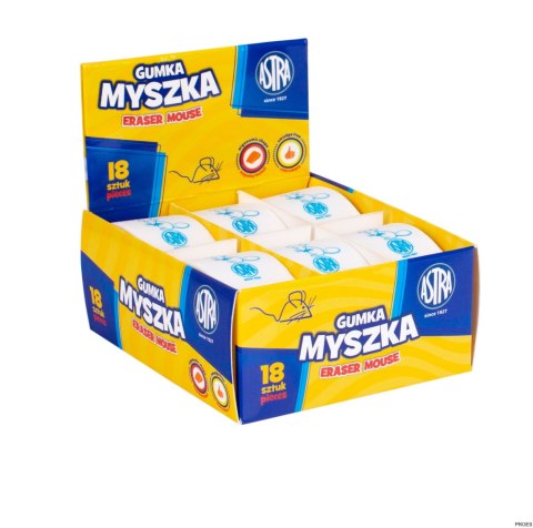 Gumka myszka Astra - box 18, 403118003 Gumka myszka Astra - box 18, 403118003