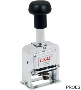 Numerator TY102-7, wys. czcionki: 4 mm, 7-mio cyfrowy EAGLE 140-1010