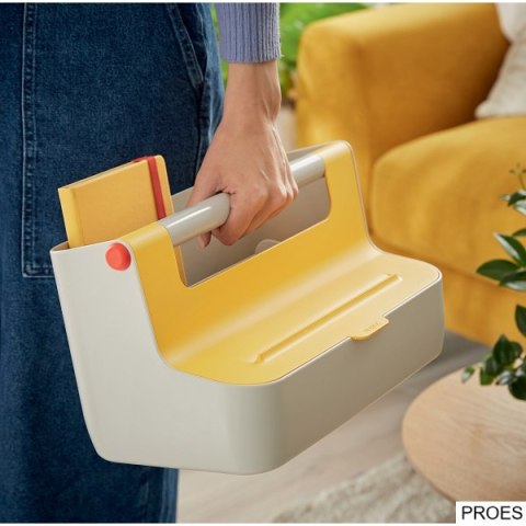 Pojemnik z uchwytem Leitz Cosy, żółty 61250019