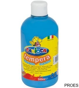 Farba tempera 500 ml, błękit CARIOCA 170-2354/170-2663