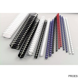 Grzbiety do bindowania plastikowe GBC Combs, A4, 6 mm, czarne , 100 szt. 4028173 (X)