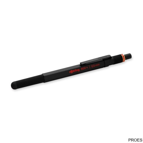 Ołówek automatyczny i rysik do ekranów ROTRING 800+ 0.5 mm, czarny korpus,1900181 Ołówek automatyczny i rysik do ekranów ROTRING 800+ 0.5 mm, czarny korpus,1900181
