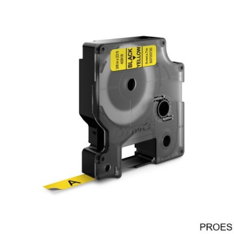 Taśma DYMO D1 - 9 mm x 7 m, czarny / żółty S0720730 do drukarek etykiet Taśma DYMO D1 - 9 mm x 7 m, czarny / żółty S0720730 do drukarek etykiet