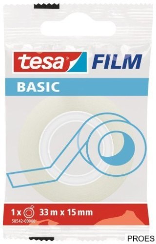Taśma biurowa TESA BASIC 15x33m 58542-0000-00