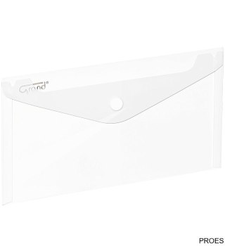 Teczka kopertowa na zatrzask DL ZP-046 biała GRAND 120-1868