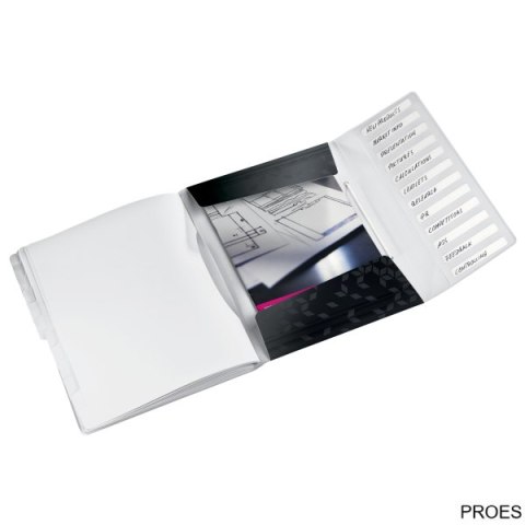 Teczka segregująca 12 przekładek PP Leitz WOW, czarna 46340095 -a (X) Teczka segregująca 12 przekładek PP Leitz WOW, czarna 46340095 -a (X)