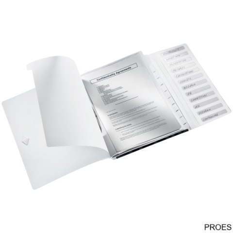 Teczka segregująca 12 przekładek PP Leitz WOW, czarna 46340095 -a (X) Teczka segregująca 12 przekładek PP Leitz WOW, czarna 46340095 -a (X)