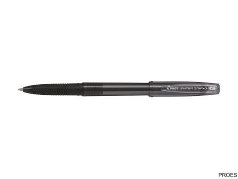Długopis olejowy ze skuwką 0.7 FINE PILOT SUPER GRIP czarny BPS-GG-F-B