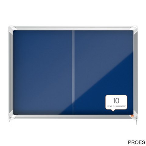 Gablota filcowa Nobo Premium Plus 8xA4, niebieska (drzwiczki przesówne) 1902565