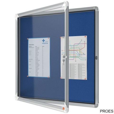 Gablota filcowa wewnętrzna Nobo Premium Plus 6xA4, niebieska 1902555