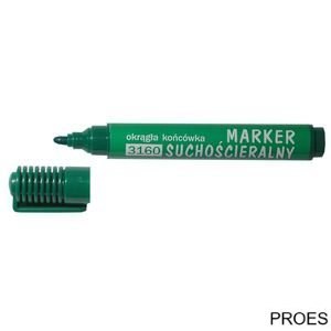 Marker suchościeralny okrągły 3160 zielony 101104 LEVIATAN