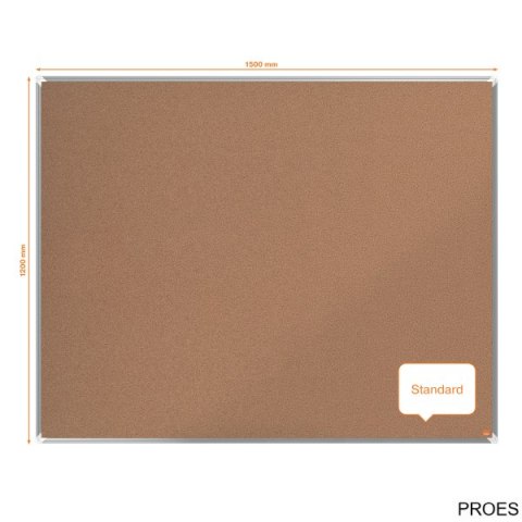 Tablica ogłoszeniowa korkowa Nobo Premium Plus 1500x1200mm 1915183 Tablica ogłoszeniowa korkowa Nobo Premium Plus 1500x1200mm 1915183
