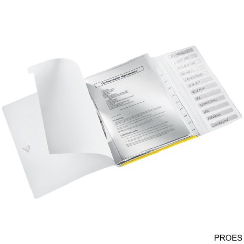 Teczka segregująca 12 przekładek PP Leitz WOW, żółta 46340016 -a (X) Teczka segregująca 12 przekładek PP Leitz WOW, żółta 46340016 -a (X)