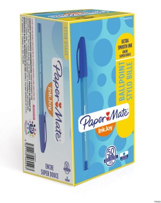 Długopis ze skuwką INKJOY 100 CAP M niebieski PAPER MATE S0957130